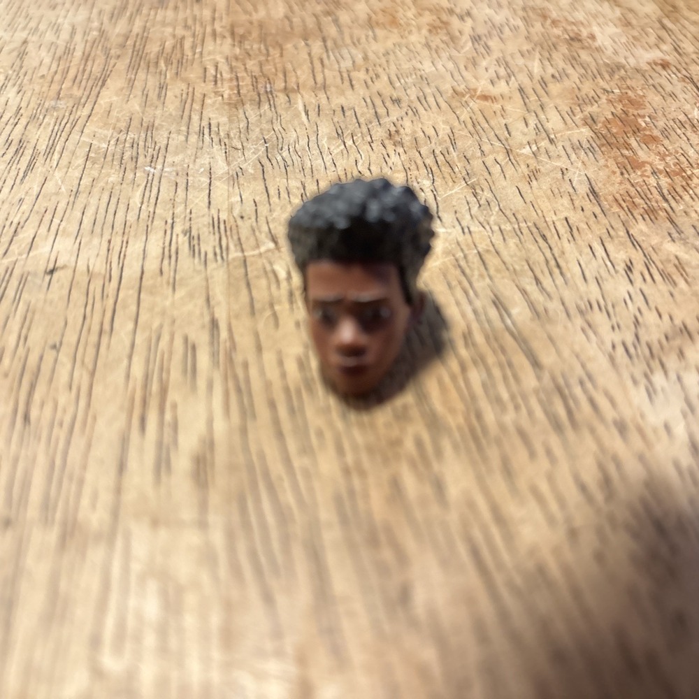 Marvel Legends Miles Morales Spider-Verse Head Sculpt Fodder 6" Scale Spider-Man